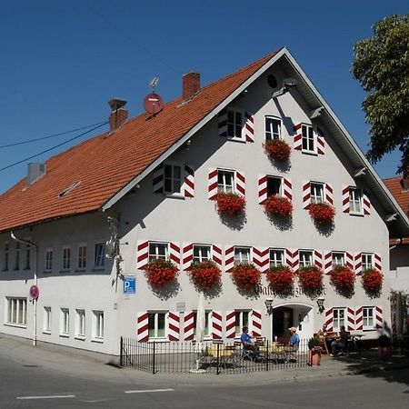Gasthaus Zur Post Waal Bagian luar foto