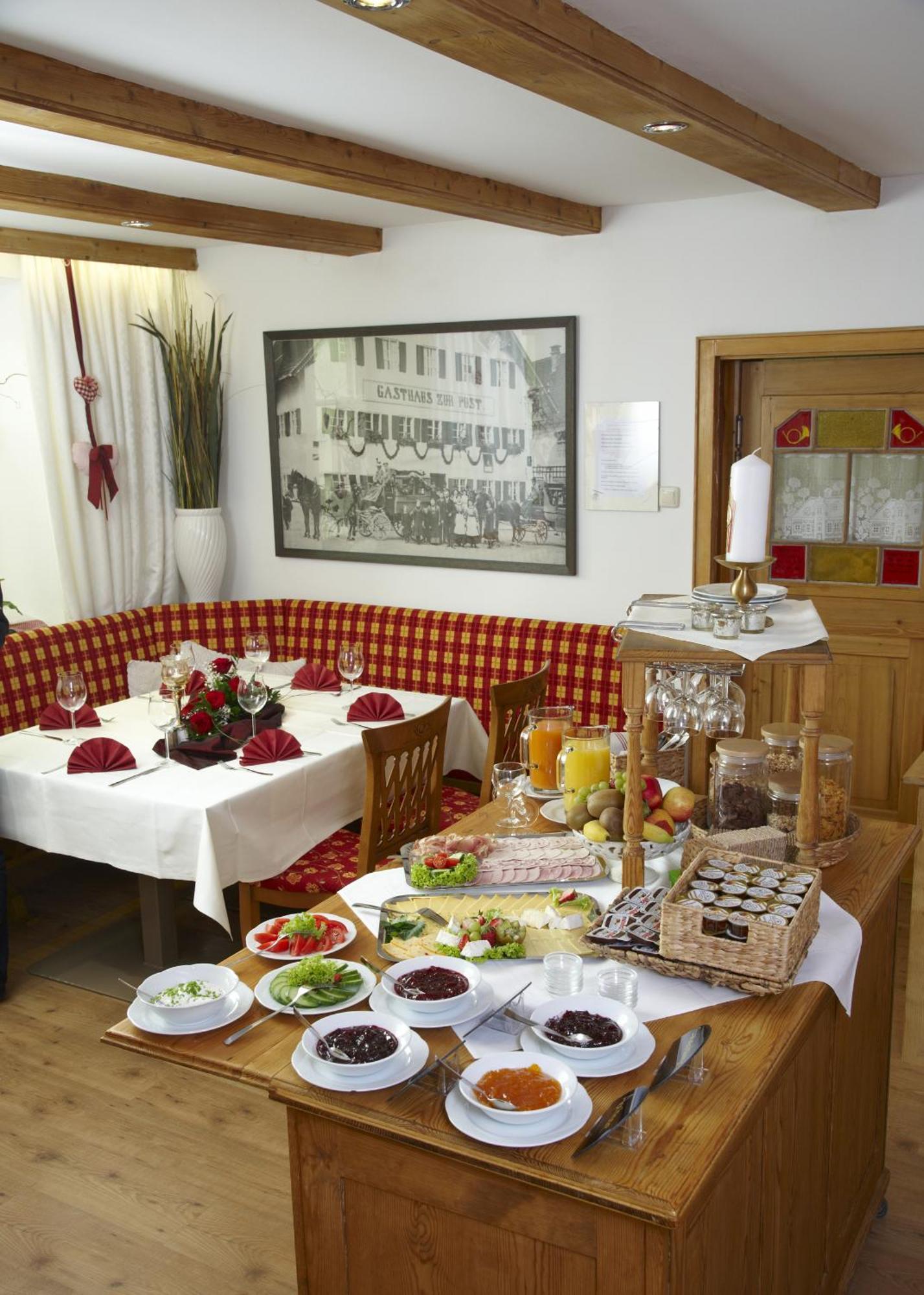 Gasthaus Zur Post Waal Bagian luar foto