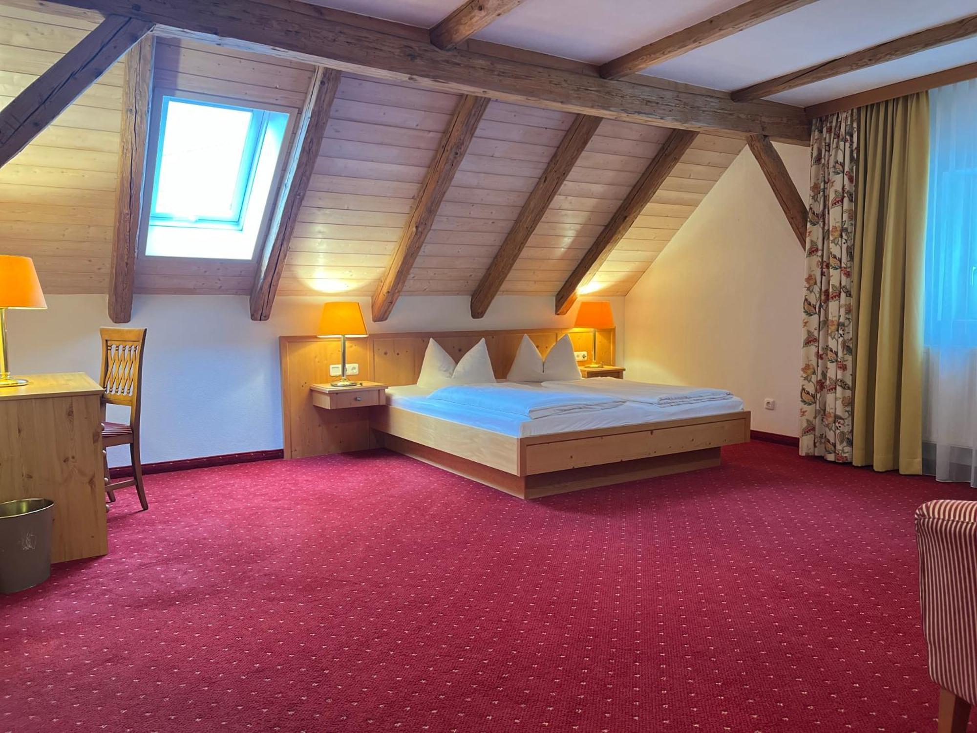 Gasthaus Zur Post Waal Bagian luar foto